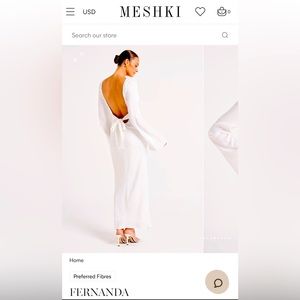 Meshki Fernada Dress. Size XXS fits like a 0/2. New with Tags!